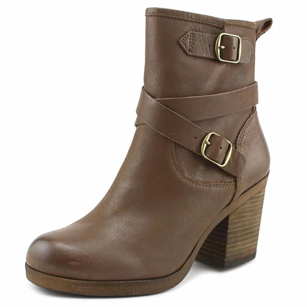 Lucky Brand Leather Ankle Boots 9  NWoB